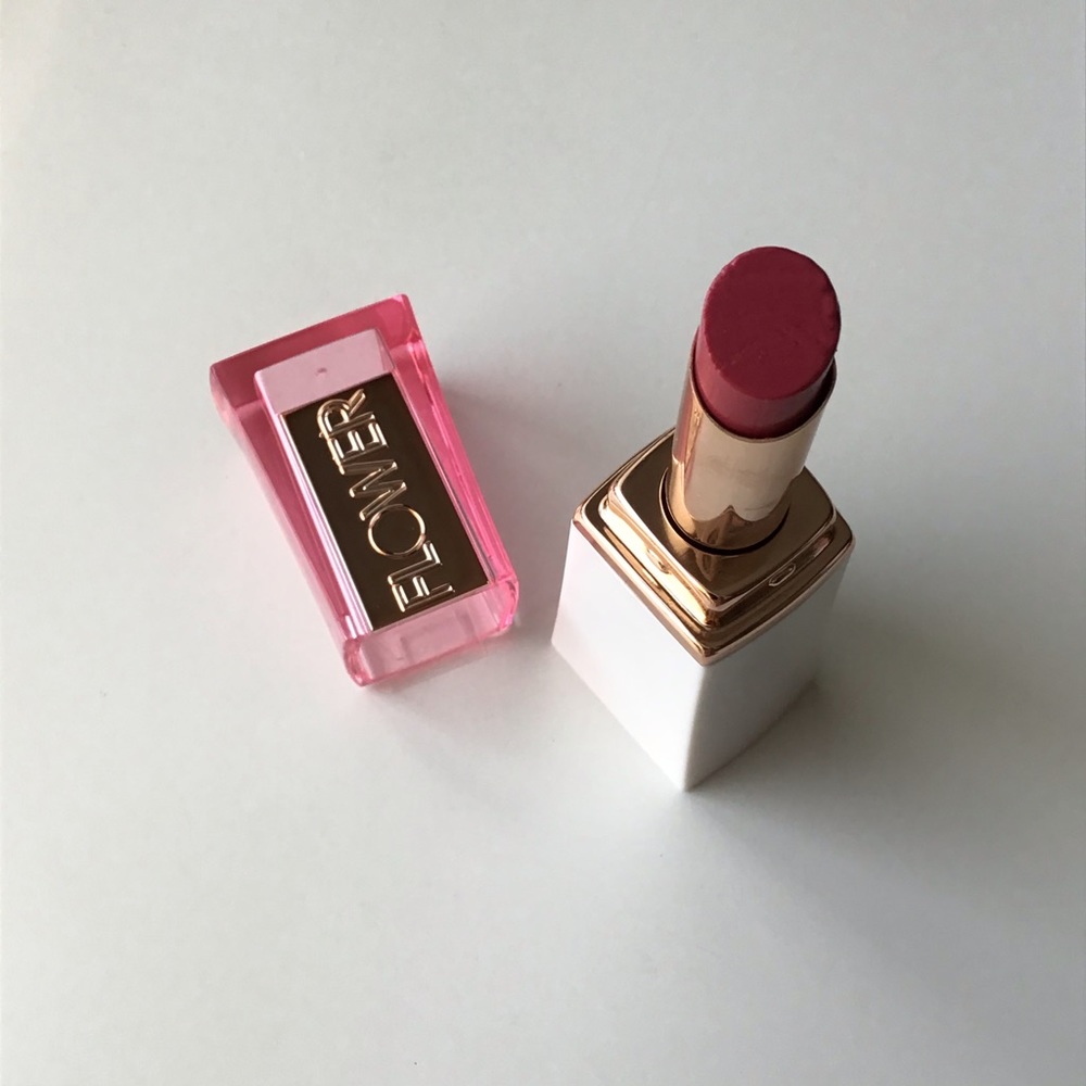 NEW! FLOWER Lipstick Drew Barrymore Petal to the Metal LB1 Pink Lip Butter - Picture 2 of 15